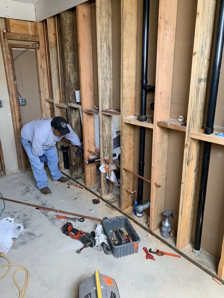 Commercial rough-in plumbing for Gas Line Repair in Mine Hill